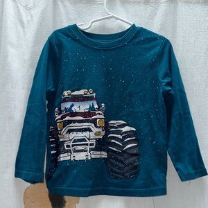 Garanimals Blue Long Sleeve with Monster Truck Graphic